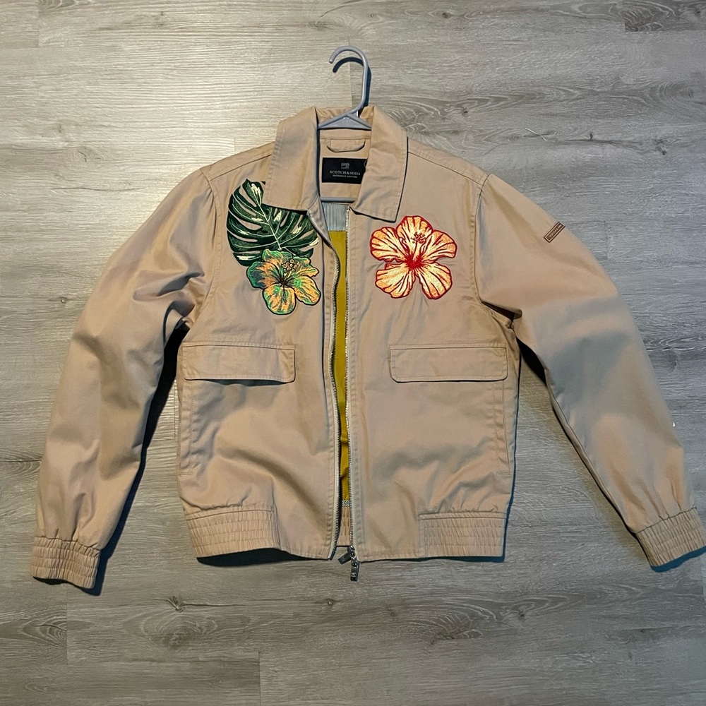 Scotch and Soda Floral Embroidery Jacket
